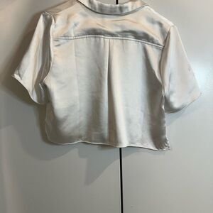 Chic White Women's Button Down Shirt